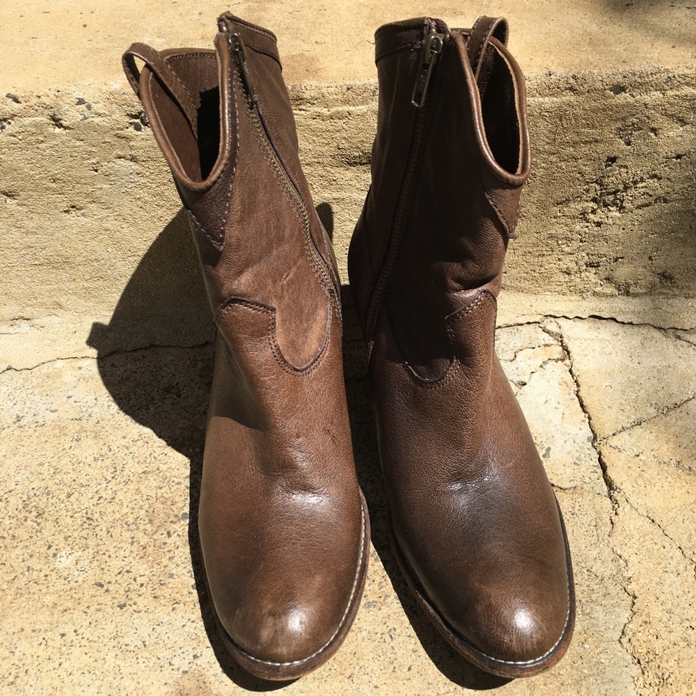 Frye - Zipper Cowboy Western Boots